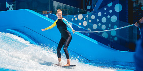 Sports Training Centers: Perfect for simultaneous surf training sessions, offering an immersive learning environment.